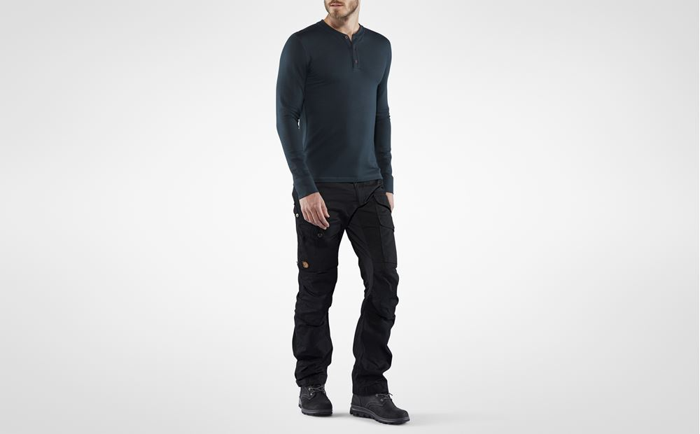 Fjallraven 羊毛排汗衣 Singi Merino Henley